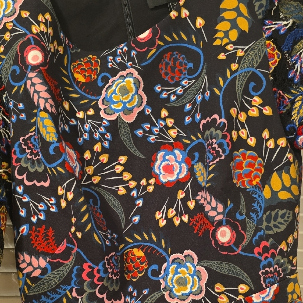SALONI Multicolor Floral Dress - Picture 2 of 4